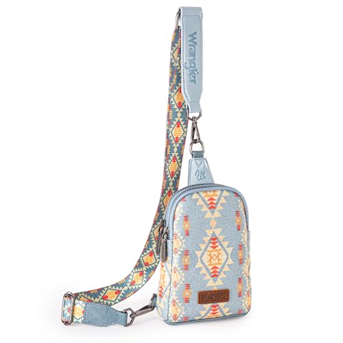 Bolso Crossbag Wrangler Cruzada Azul Claro WG2205-210JN