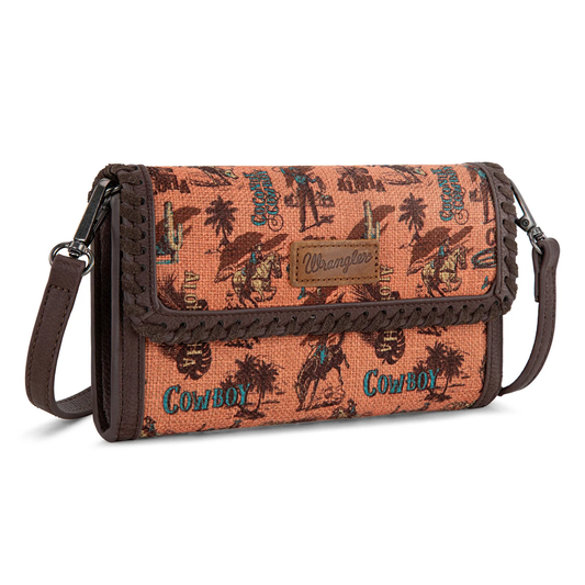 Bolso Cartera Crossbody Wrangler Vintage Café WG60-1812DBR