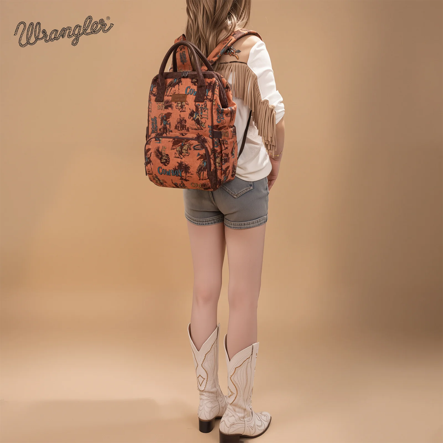 BOLSO MOCHILA WRANGLER CAFÉ XEDRON WG60-9110DBR
