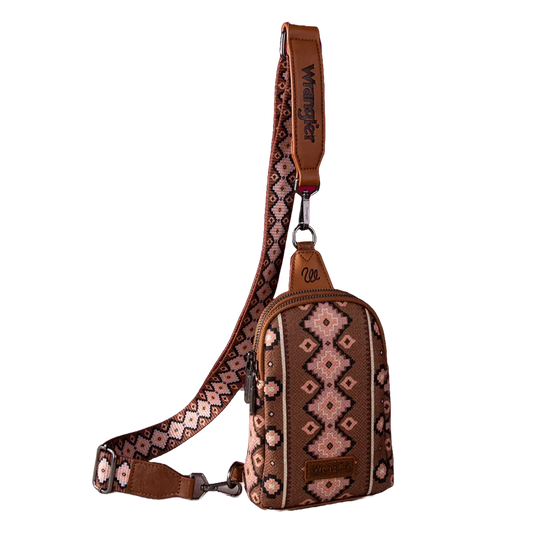 Bolso Crossbag Wrangler Cruzada Café O WG2205-210DBR