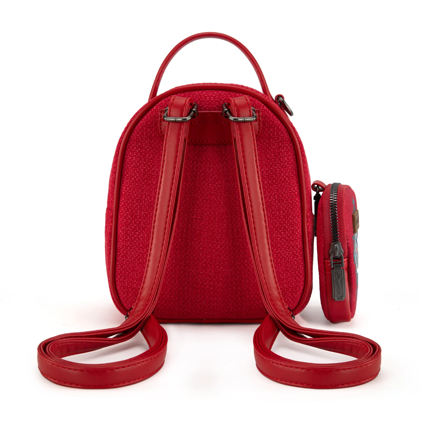Bolso Mini Mochila Wrangler Rojo Con Monedero WG174-8600RD
