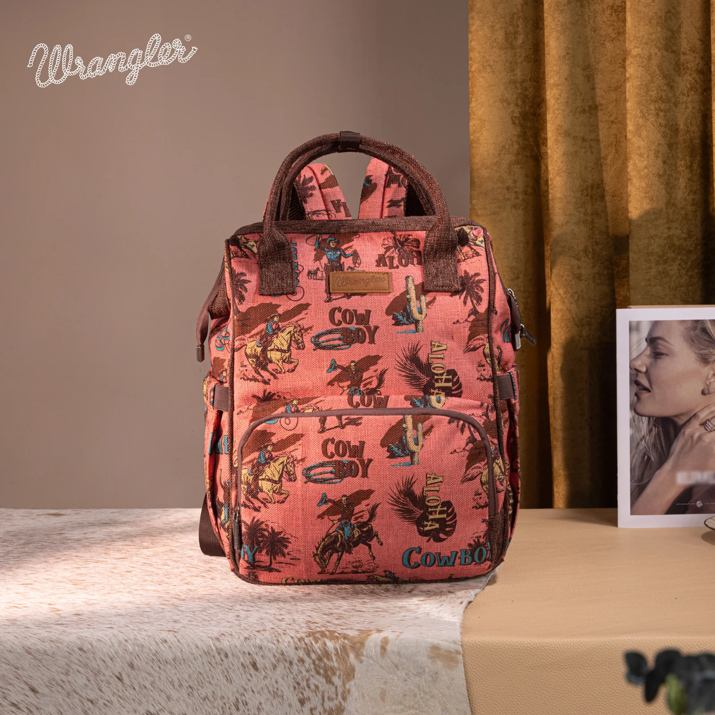 BOLSO MOCHILA WRANGLER ROSA WG60-9110HPK