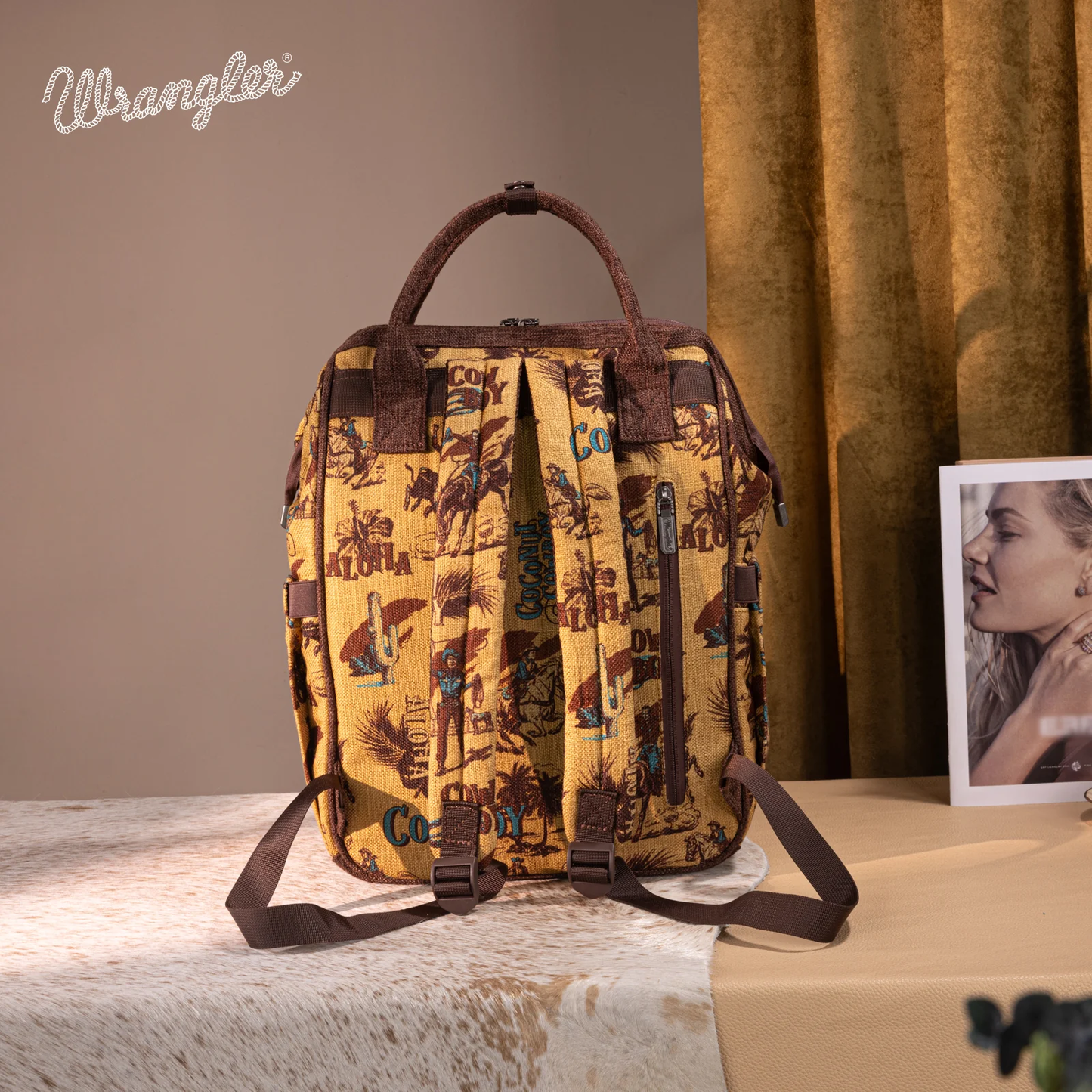 BOLSO MOCHILA WRANGLER MOSTAZA WG60-9110DK-YL