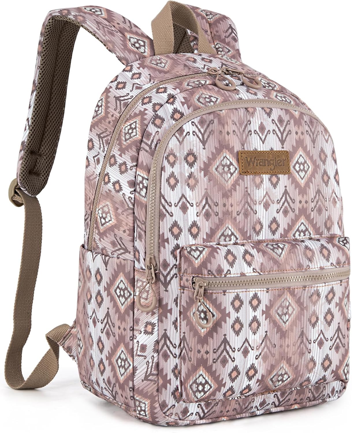 Mochila Back Pack Wrangler Estampado Azteca Café Claro WG2206-9110LCF