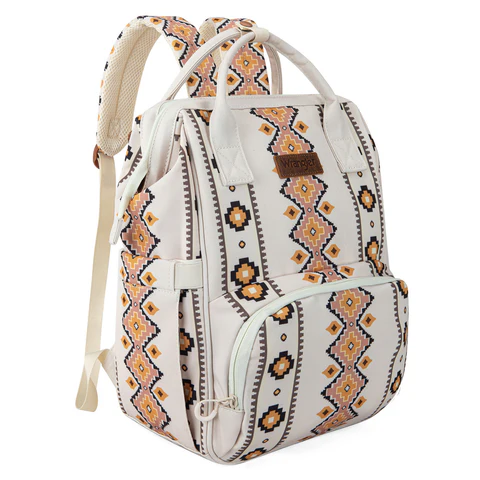 BOLSO MOCHILA PAÑALERA WRANGLER COLOR BEIGE WG2204 9110TN