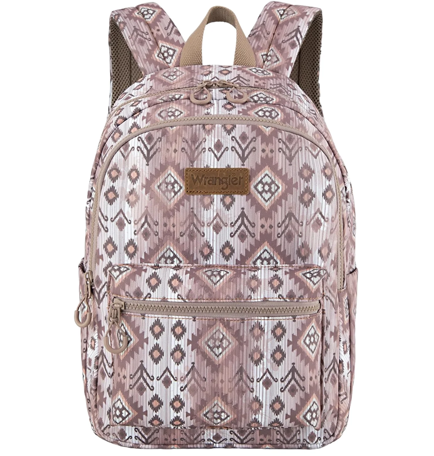 Mochila Back Pack Wrangler Estampado Azteca Café Claro WG2206-9110LCF