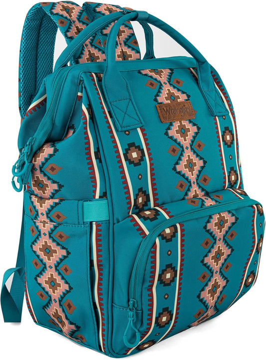 BOLSO MOCHILA PAÑALERA WRANGLER COLOR TURQUESA WG2204-9110TQ