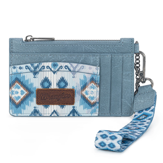 Tarjetero Wrangler Con Muñequera Azul Mezclilla WG137-W0092JN