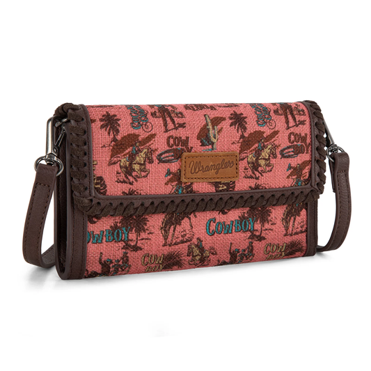 Bolso Cartera Crossbody Wrangler Vintage Rosa WG60-1812HPK
