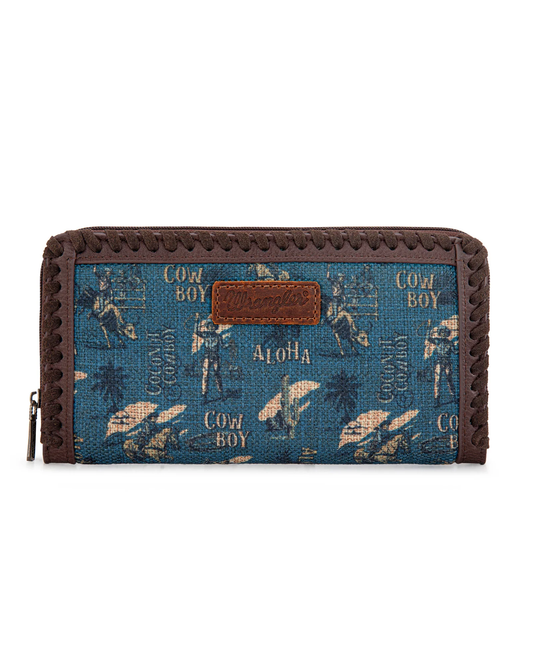 Cartera Wrangler Vintage Azul Mezclilla WG60-W022JN